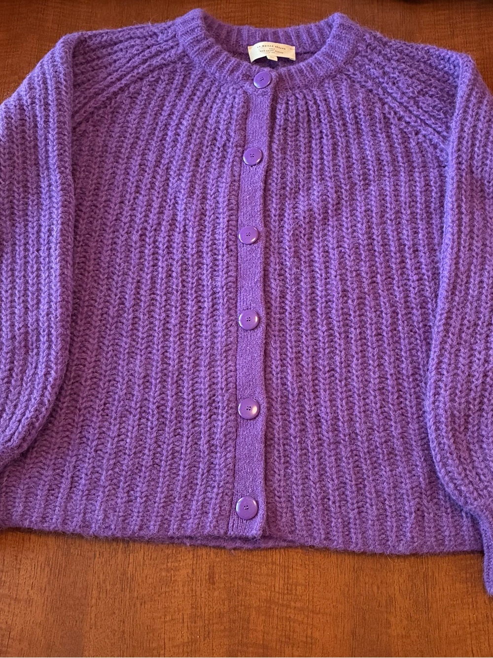 Sezane Emile Amethyst Cardigan XL - Picture 2 of 6